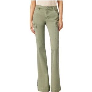 JOEs jeans- the Frankie Cargo- green cargo bootleg jeans
